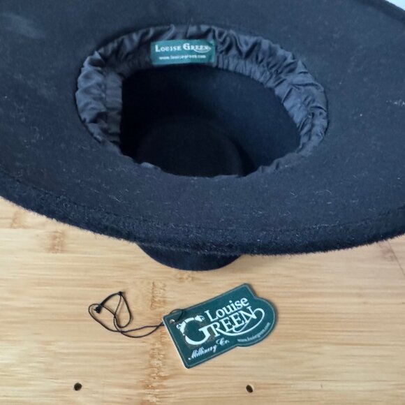 NWT Louise Greene Black Ladies\' Fedora main image 4